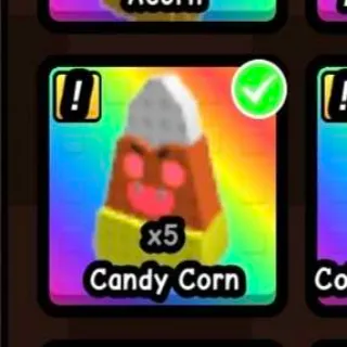 5x candy corn on build a zoo