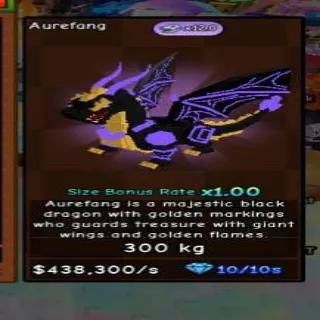 Jurassic aurefang on build a zoo