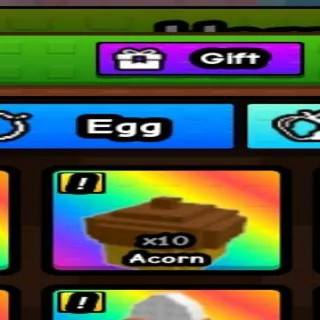 10x Acorn - Build A Zoo