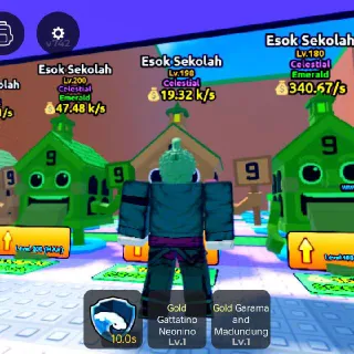 Escape Tsunami For Brainrot - 5x Esok Sekolah