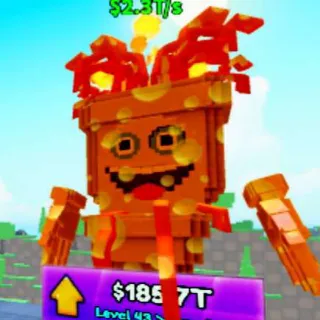 Celestial Spaghetti Toiletti W/ Cheese Mut. - Survive Lava For Brainrot