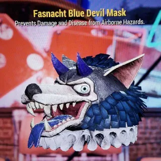 Apparel | Fasnacht Blue Devil Mask