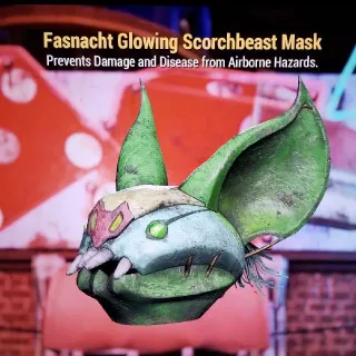 Glowing Scorchbeast Mask