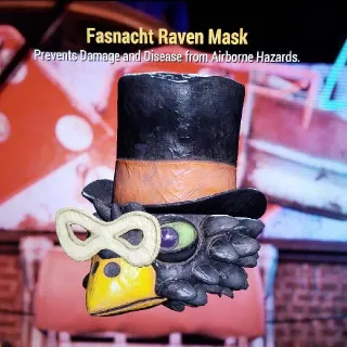 Fasnacht Raven Mask