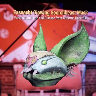 Glowing Scorchbeast Mask