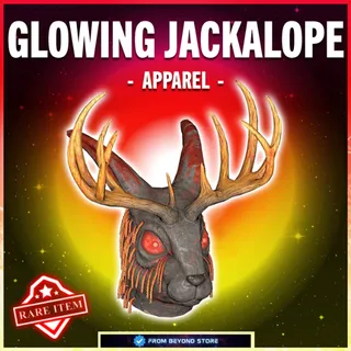 GLOWING JACKALOPE FASNACHT MASK