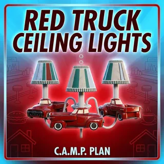 RED TRUCK CEILING LIGHT [PLAN]