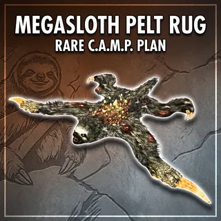 MEGASLOTH PELT RUG [PLAN]