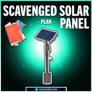SCAVENGED SOLAR PANEL [PLAN]