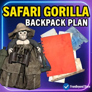 SAFARI GORILLA BACKPACK PLAN