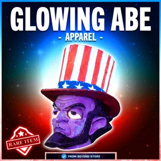 GLOWING ABE FASNACHT MASK