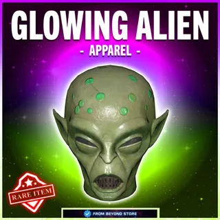 GLOWING ALIEN FASNACHT MASK