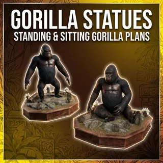 GORILLA STATUES [PLAN]