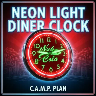 NEON LIGHT DINER CLOCK [PLAN]