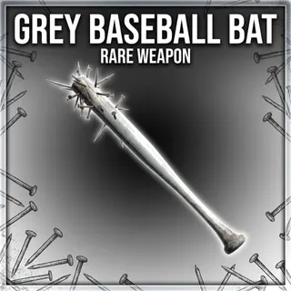 GREY BASEBALL BAT