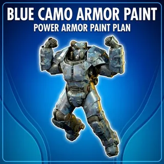 BLUE CAMO POWER ARMOR PAINT [PLAN]