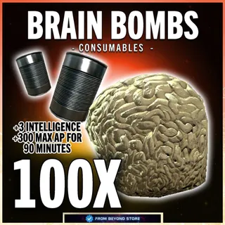 CANNED BRAIN BOMBS 100X