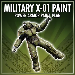 X-01 MILITARY PAINT [PLAN]