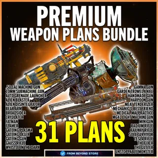 PREMIUM WEAPON PLANS BUNDLE
