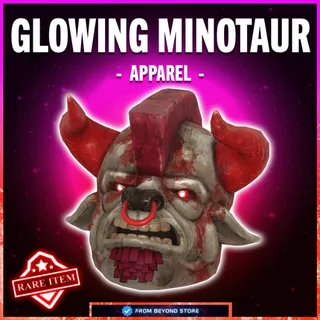 GLOWING MINOTAUR FASNACHT MASK