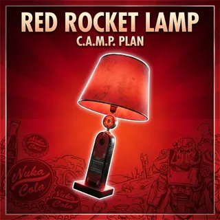 RED ROCKET GAS STATION LAMP [PLAN]