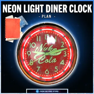 NEON LIGHT DINER CLOCK [PLAN]
