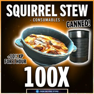 CANNED TASTY SQUIRREL STEW 100X