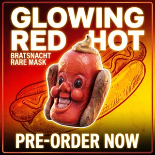 GLOWING RED HOT MASK