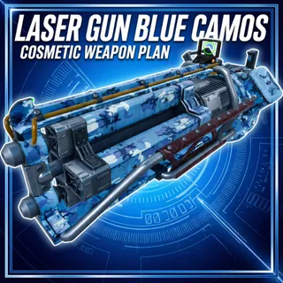 LASER GUN BLUE CAMO PAINTS [PLAN]