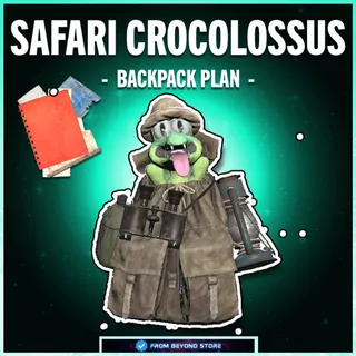 SAFARI CROCOLOSSUS BACKPACK [PLAN]