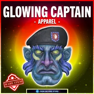 GLOWING CAPTAIN FASNACHT MASK