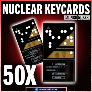 NUCLEAR KEYCARDS 50X