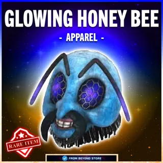 GLOWING HONEY BEE FASNACHT MASK