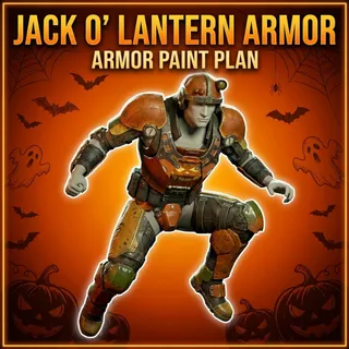 JACK O LANTERN COMBAT ARMOR PAINT [PLAN]
