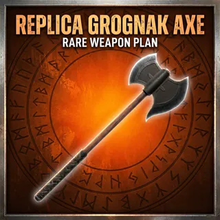 REPLICA GROGNAK AXE [PLAN]