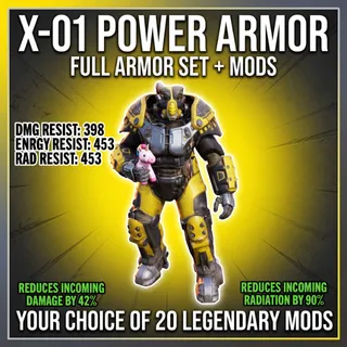 X-01 POWER ARMOR SET + MODS