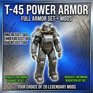 T-45 POWER ARMOR SET + MODS