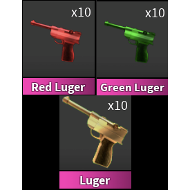 Other Luger Pack 1x Of Each In Game Items Gameflip