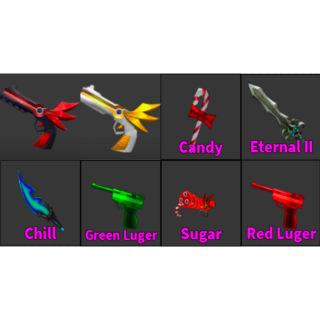 RED LUGER MM2 GODLY, ROBLOX MURDER MYSTERY 2