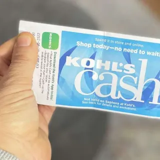 15$ Kohl's Cash instant