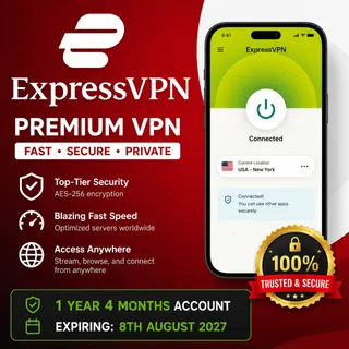 Express vpn 1yr 4months account