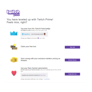 1 Month Twitch Prime Account Verified Instant Delivery Other Gameflip - roblox twitch codes 2018