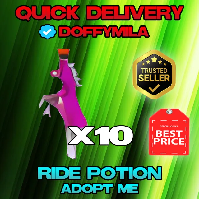 Adopt Me Ride Ci RIDE POTION - Adopt Me Game Item - Gameflip