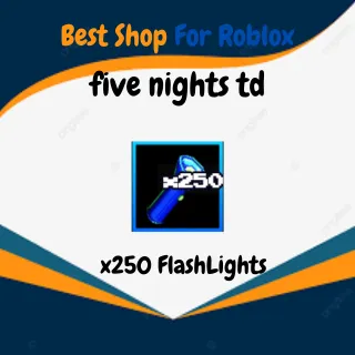 FIVE NIGHTS TD X250 FLASHLIGHTS