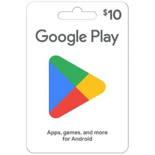 $10.00 USD Google Play