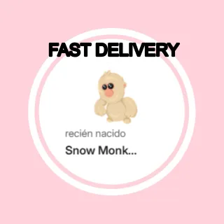 X 4 SNOW MONKEY ADOPT ME