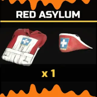 Red asylum dress