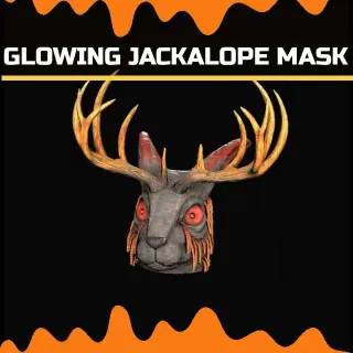 Glowing Jackalope Mask