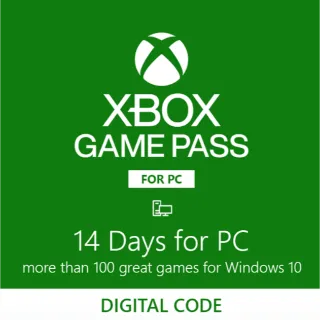 🎮 Xbox Game Pass PC 14 DAYS TRIAL GLOBAL 💚