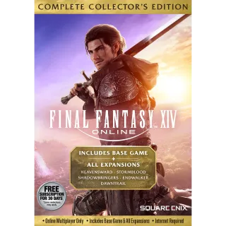 FINAL FANTASY XIV Online Complete Collector's Edition PC Download  